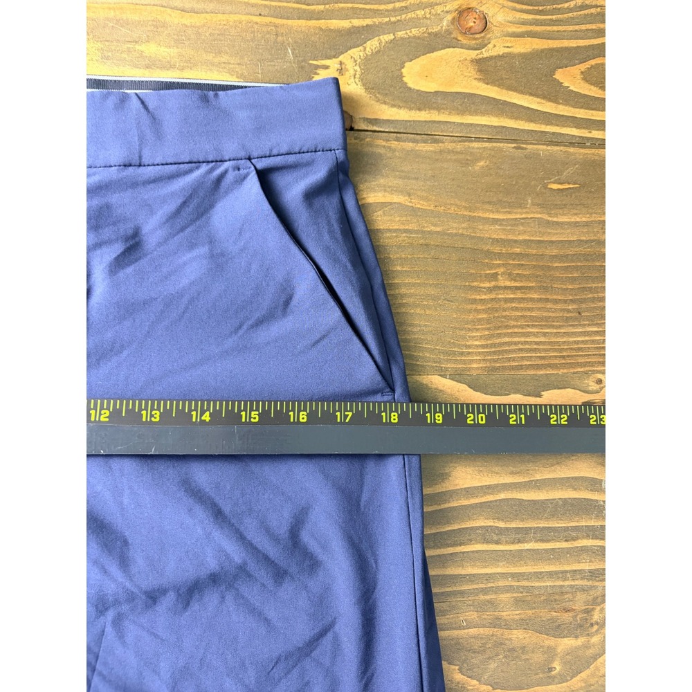 Athleta Tribeca Crop Pants Womens 4 Navy Blue Stretch Travel Athleisure - Picture 7 of 14